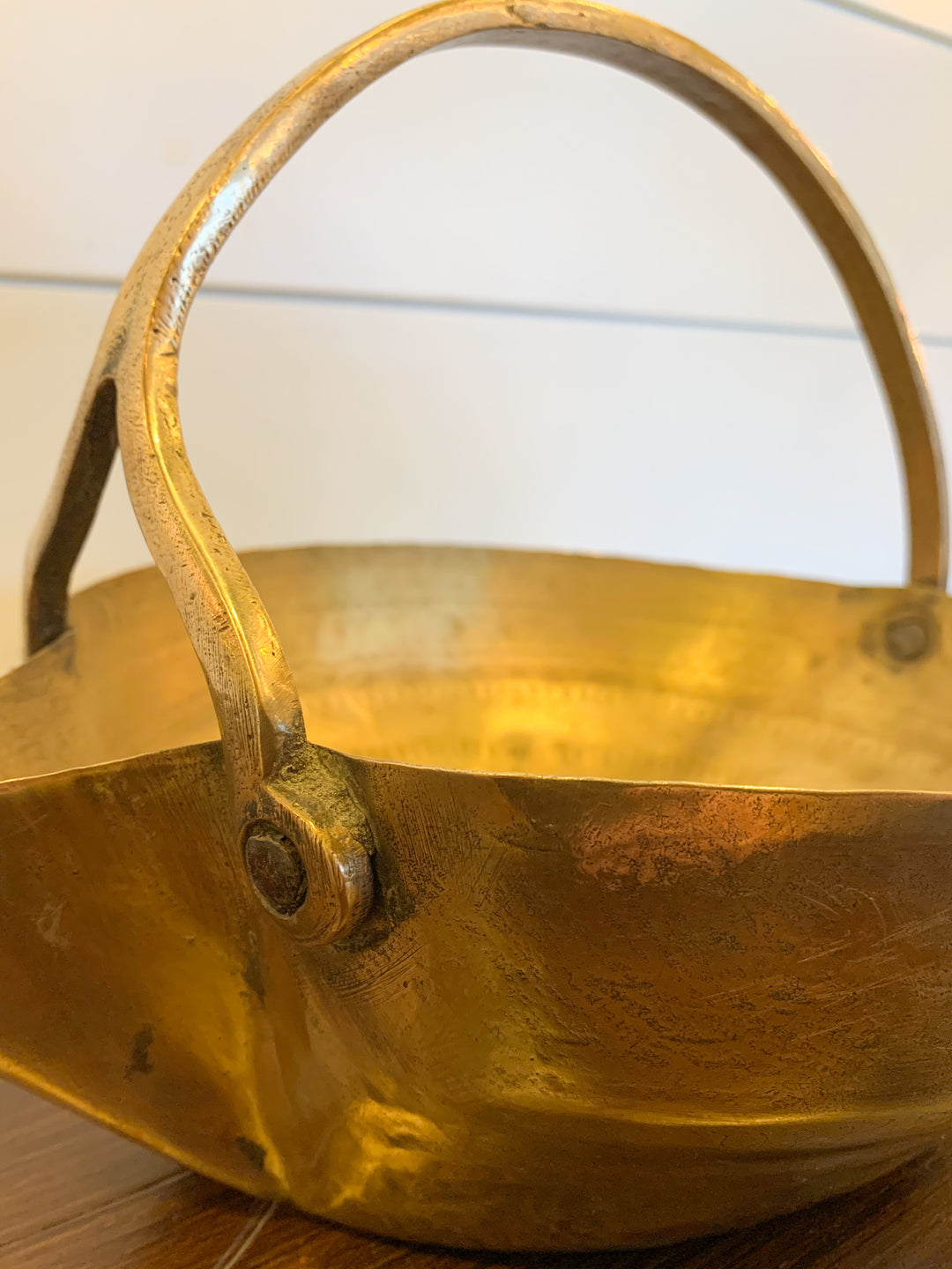 Vintage Brass Indian Dal Pot