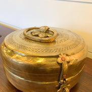Vintage Brass Indian Chapati Box