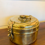 Vintage Brass Indian Chapati Box