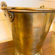 Vintage Brass Bucket