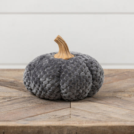 6" FUZZY PUMPKINS