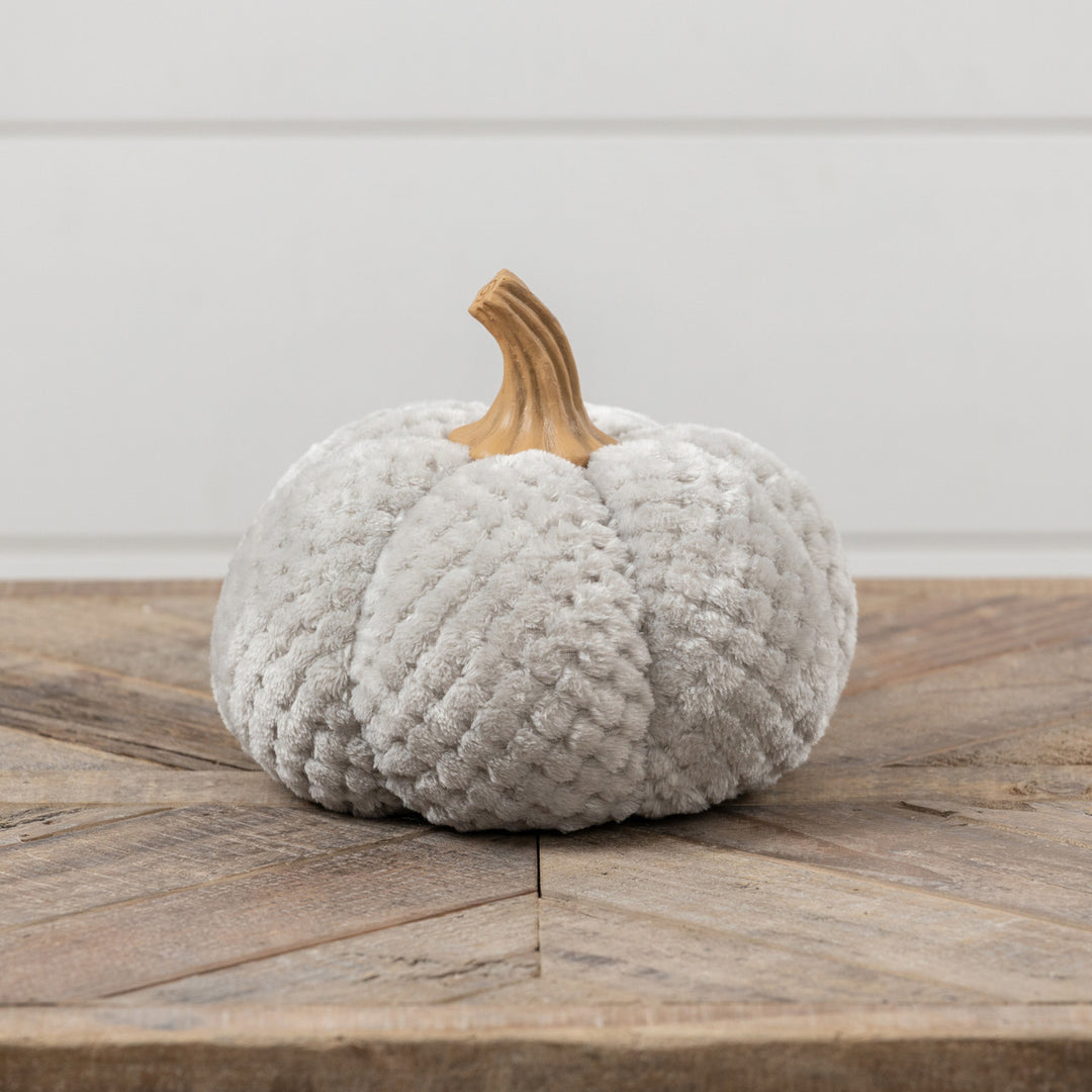 6" FUZZY PUMPKINS