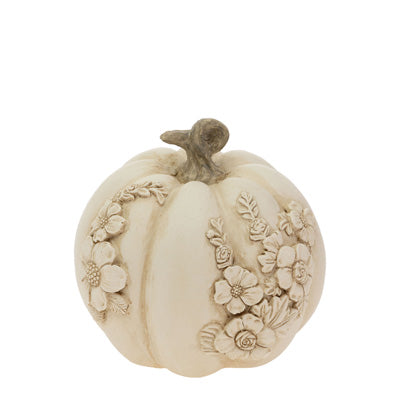 Pumpkin Carved Embossed Floral