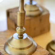 Candlestand Taper Brass Metal Antique