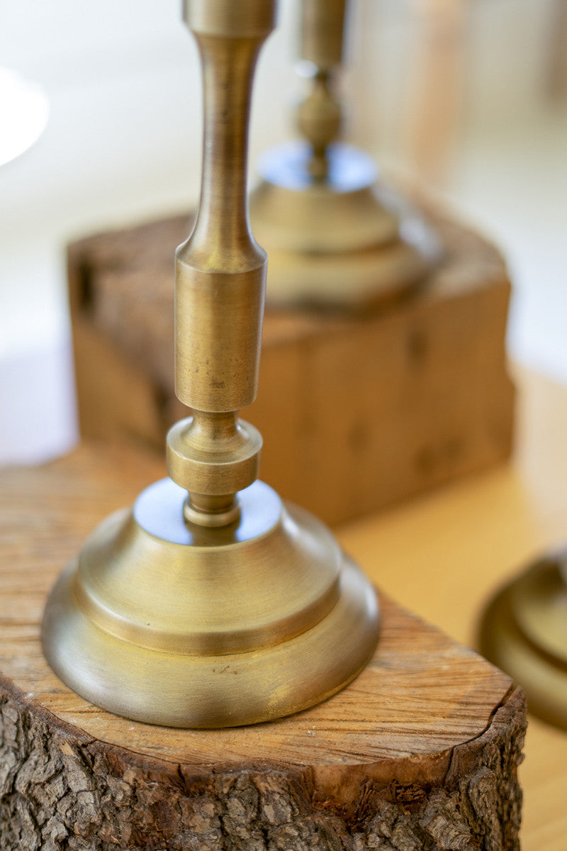 Candlestand Taper Brass Metal Antique