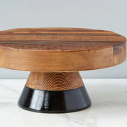 Cake Stand Black Mod Block Large