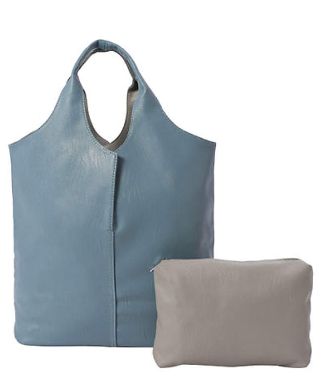 Reversible Tote with Matching Pouch