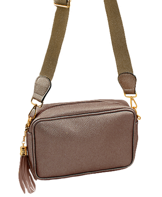 Solid Rectangle Crossbody Bag
