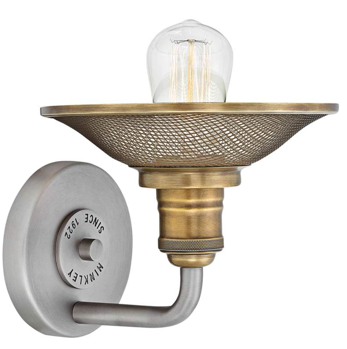 Sconce Hinkley Rigby 8 3/4" High Antique Nickel Wall