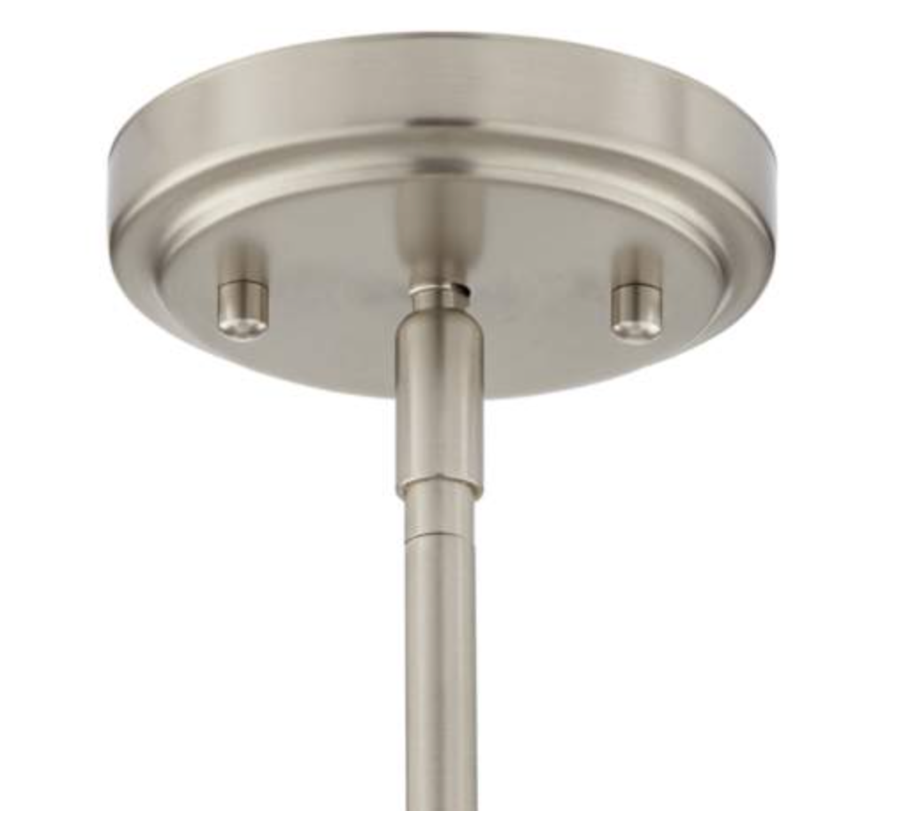 Pendant Milstone 8 3/4" Wide Brushed Nickel Mini