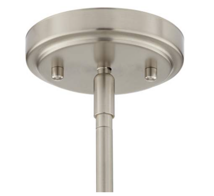 Pendant Milstone 8 3/4" Wide Brushed Nickel Mini