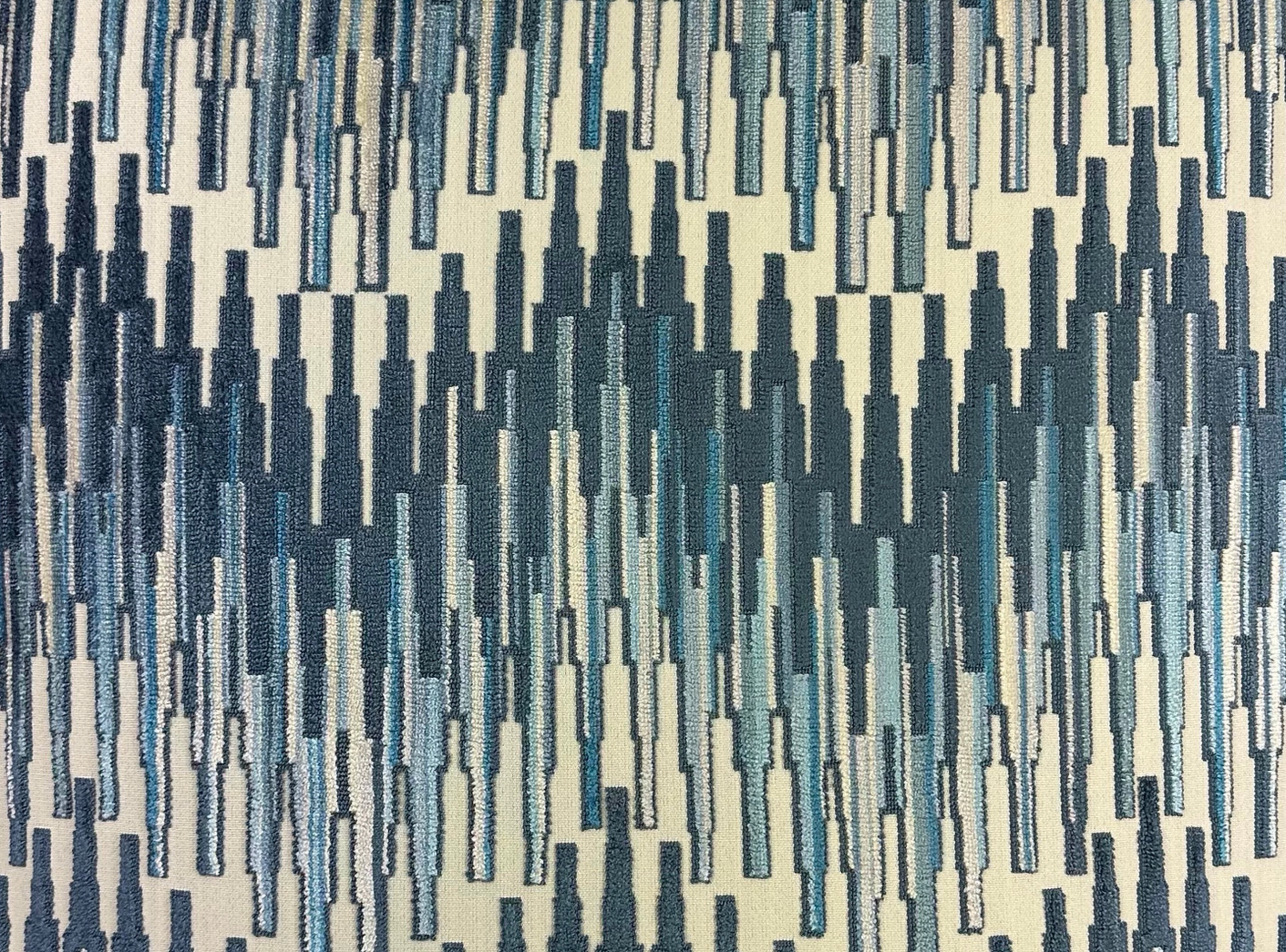 Pillow Dixie Hill Blue Velvet