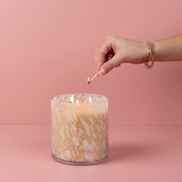 Candle Sweet Grace Iridescent Speckled Glass
