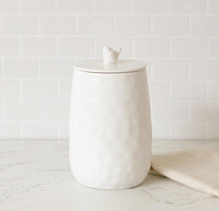 Ceramic Bird Canister