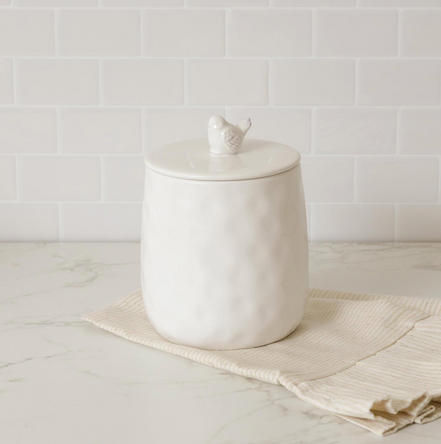 Ceramic Bird Canister