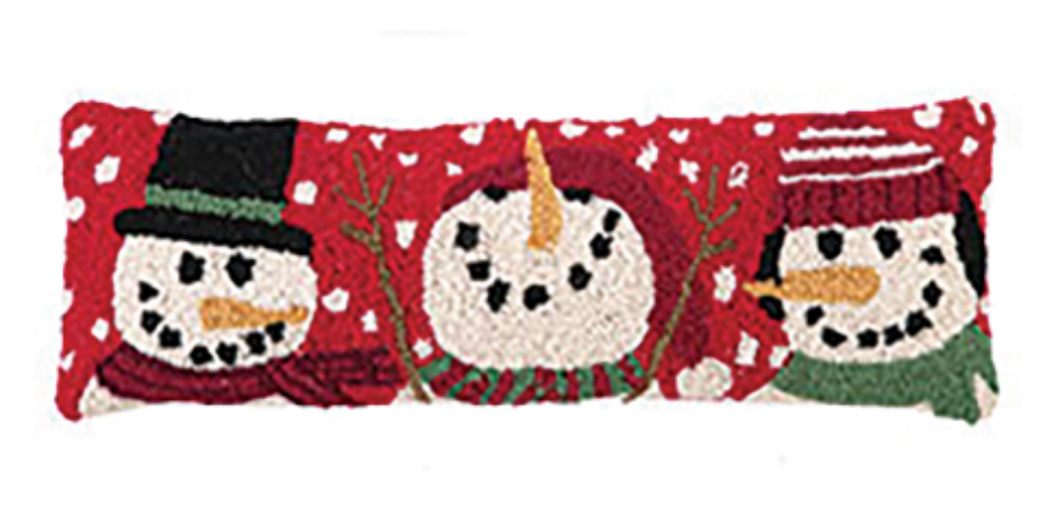 SNOWMEN HOOK PILLOW