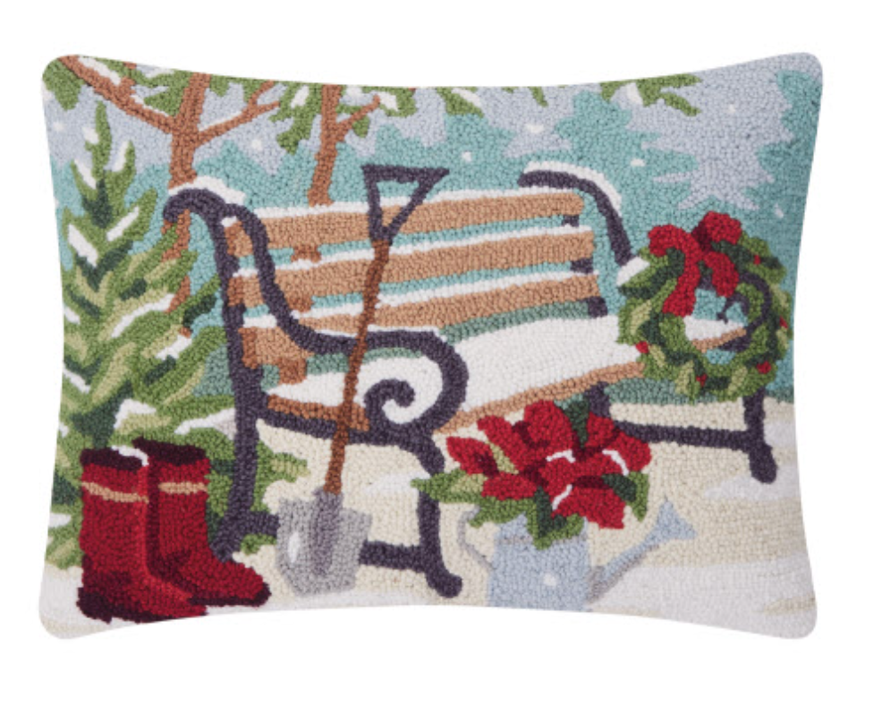 Christmas Bench Hook Pillow