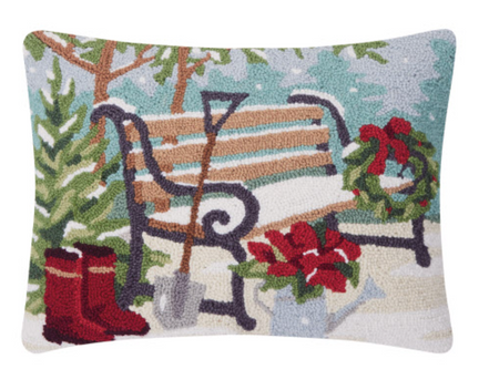 Christmas Bench Hook Pillow