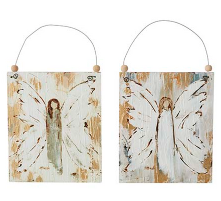 Wooden Angel Ornament