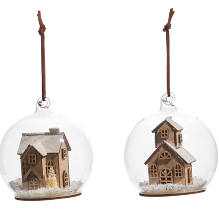 4" Globe Ornament
