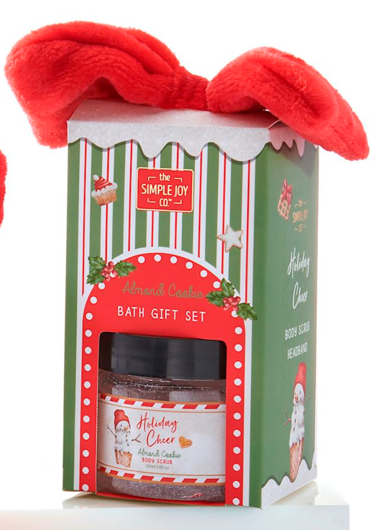 Scented Headband & Body Scrub Gift Set