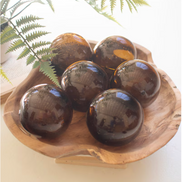 Recycled Amber Glass Ball