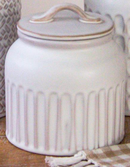 Reactive Glaze Stoneware Canisters