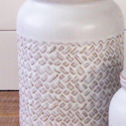 Reactive Glaze Stoneware Canisters