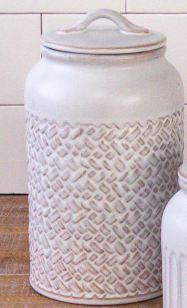 Reactive Glaze Stoneware Canisters