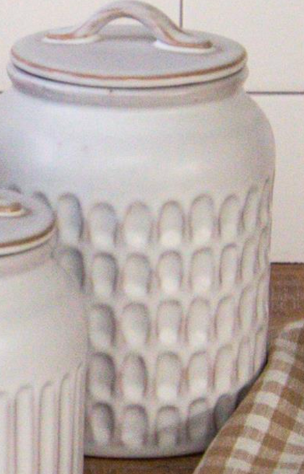 Reactive Glaze Stoneware Canisters