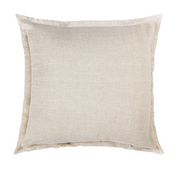 Natural Beige Fringe So Soft Linen Pillow