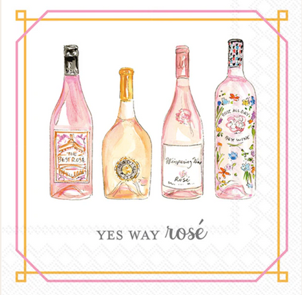 Yes Way Rose Cocktail Napkin