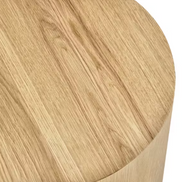 Louis Solid Wood Round End Table