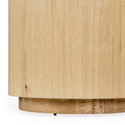 Louis Solid Wood Round End Table