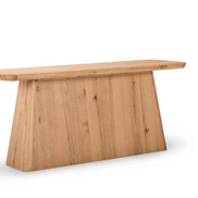 St. Augustine Oak Veneer Console Table