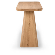 St. Augustine Oak Veneer Console Table