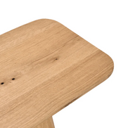 St. Augustine Oak Veneer Console Table