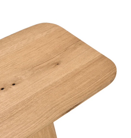 St. Augustine Oak Veneer Console Table