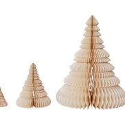 Paper Folding Honeycomb Trees with Gold Glitter