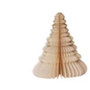 Paper Folding Honeycomb Trees with Gold Glitter