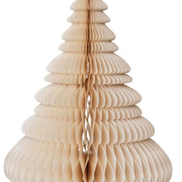 Paper Folding Honeycomb Trees with Gold Glitter