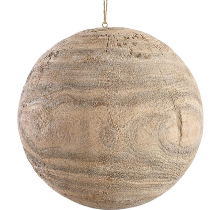 Wooden Ball Ornament