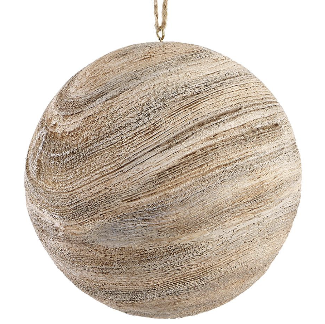 Wood Ball Ornament