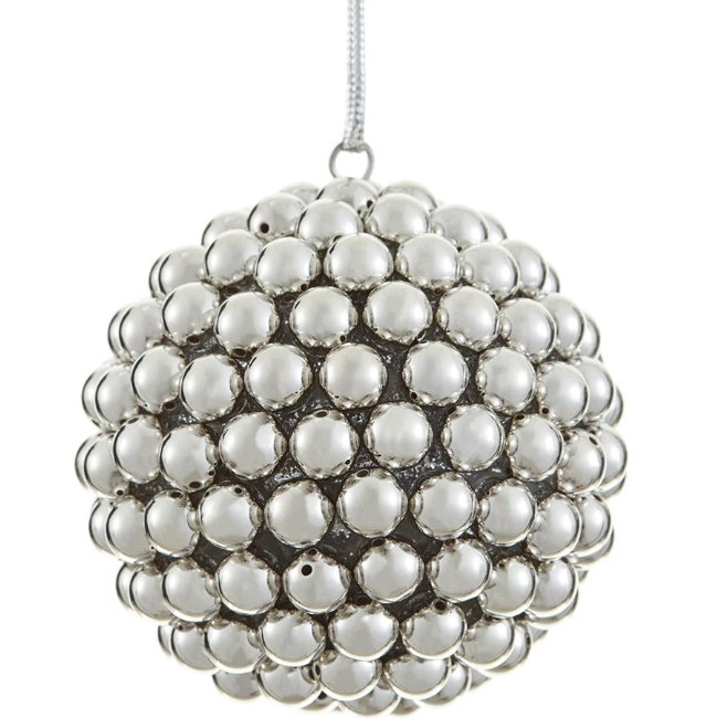 Glitter Beaded Ornament