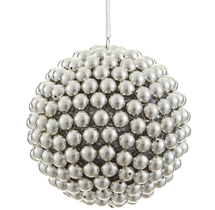 Glitter Beaded Ornament