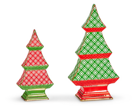 GEO PATTERN TABLETOP TREES