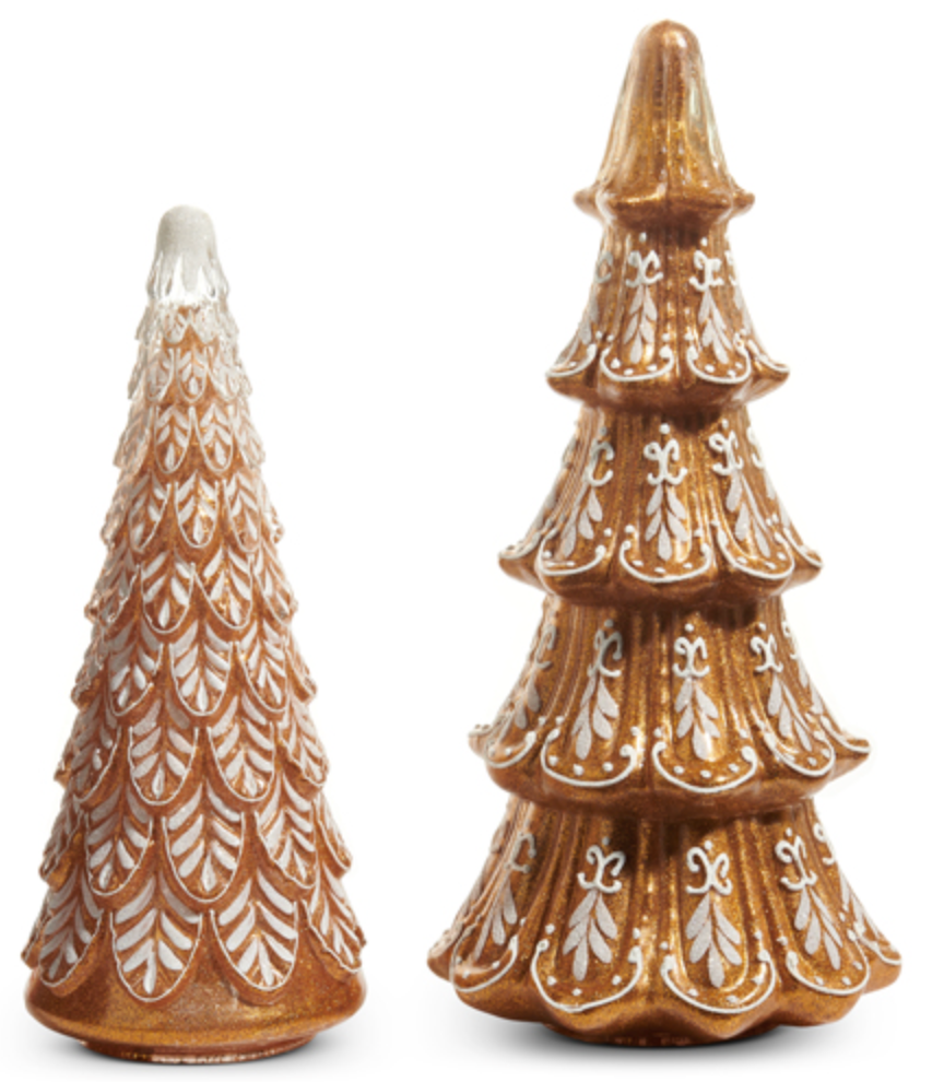 Ornate Gingerbread Trees