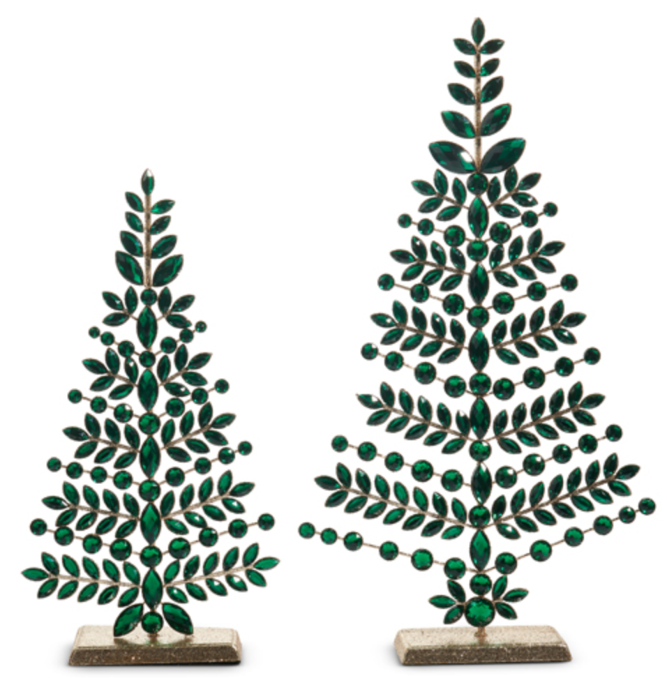 Green Jeweled Christmas Tree