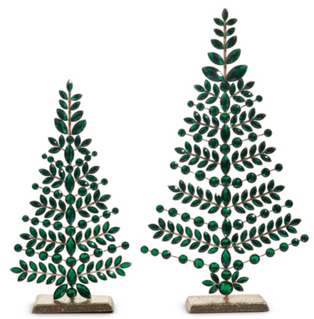 Green Jeweled Christmas Tree