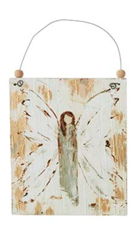 Wooden Angel Ornament
